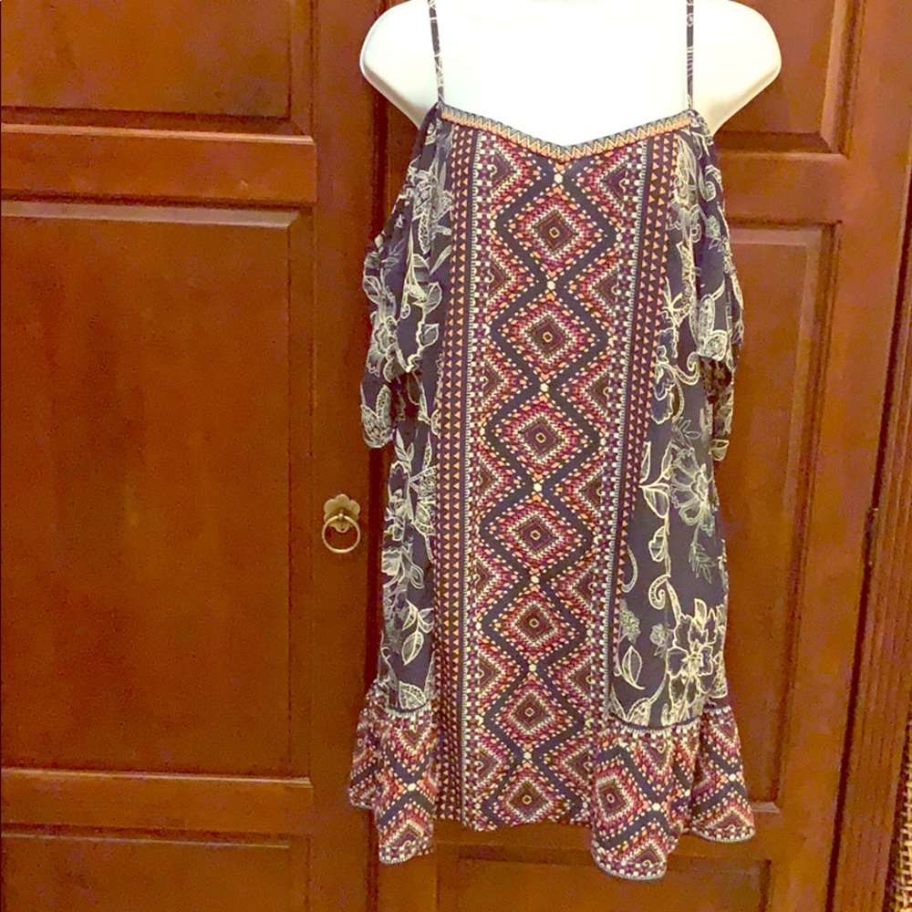 Cold shoulder dress